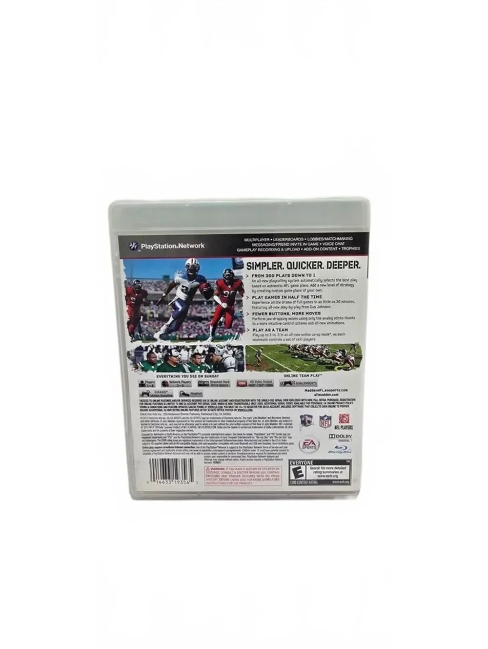 Madden NFL 11 PlayStation 3 Game
